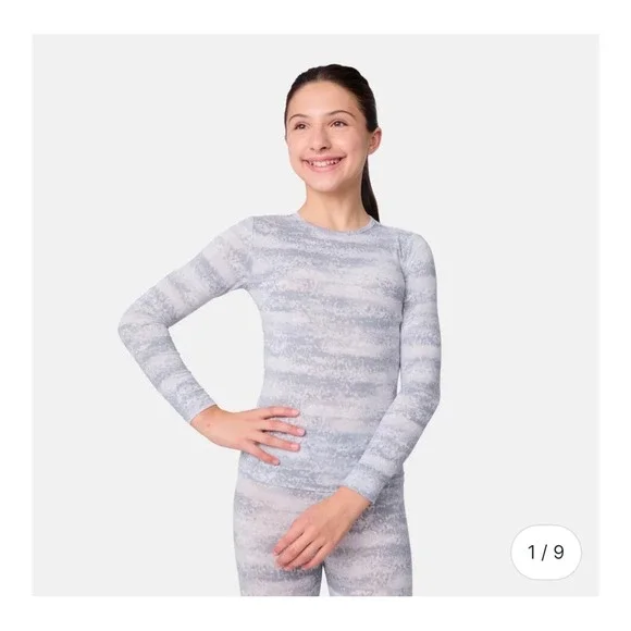 Free Country Kids' Microtech® Heat Base Layer Set – Size Small (5–6) – Unisex - Picture 1 of 4